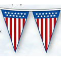 30' (12 Pennants) Patriotic Flying V-Americana Pennants
